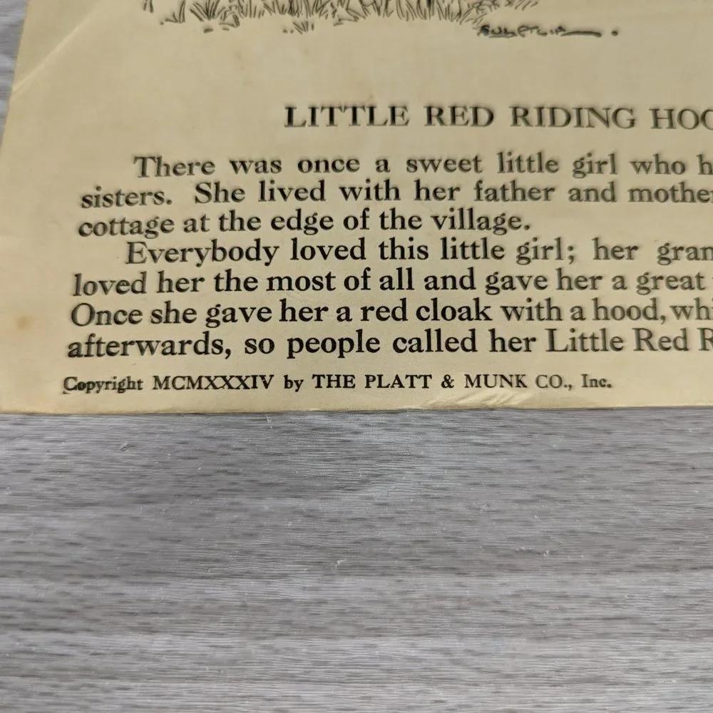 Little Red Riding Hood 1934